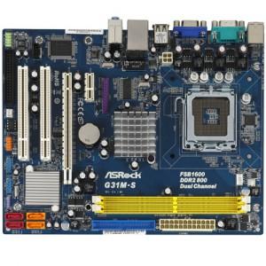 Placa de baza ASRock I G31, S.775, FSB1333, 2xDDRII800 Dual Channel, 2xPCI, 1xPCI-E (x16), 1xPCI-E (x1, G31M-S R2.0)