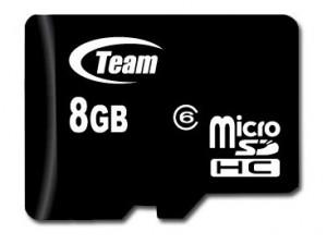 TEAM GROUP Memory ( flash cards ) 8GB Micro SDHC Class 6 cu adaptor, TUSDH8GCL603