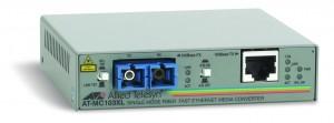 Allied Telesys NET MEDIA CONVERTER 100TX  TO  100FX SINGLE MODE FIBER (SC) / AT-MC103XL-YY ALLI, AT-MC103XL
