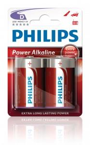 Baterii Philips Powerlife 2 Buc-Blister LR20 (D), LR20P2B/10