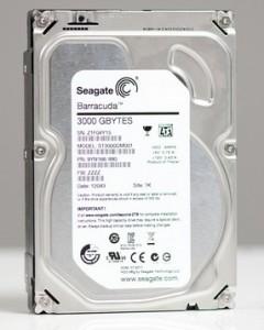 HDD Seagate BARRACUDA, 3 TB, 7200 rpm, 64MB, SATA 3, 3.5 inch, ST3000DM001-X