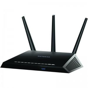 Router wireless NetGear R7000 AC1900 Nighthawk Smart WiFi Router 802.11ac Dual Band R7000-100PES