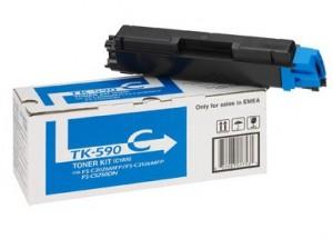 Toner kit Kyocera, Cyan, 5 000 pages, TK-590C