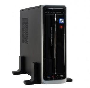 Carcasa Inter-Tech WD-01 Black, SECC Steel microATX Desktop Case, cu sursa 250W, WD-01
