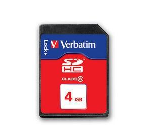 Card memorie Verbatim SDHC 4GB, Class 6, 44017
