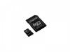 Flash memory card ( microSDHC to SD adapter included ) - 4 GB - Class 10 - microSDHC  SDC10/4GB