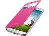 Husa Samsung Galaxy S4 i9500 / I9505 S-View Cover Pink, EF-CI950BPEGWW