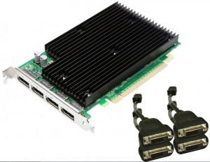 PLACA VIDEO PNY QUADRO, 512MB, SDR 64BIT, PCIE, VCQ450NVS-X16-PB