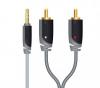 Cablu audio plus 3.5mm (t) la 2x rca