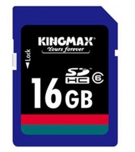 Card de memorie Kingmax SDHC 16GB Class 6  Km16GSDHC6