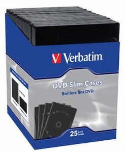 Empty DVD Slim Cases Verbatim  25 Pack 49985