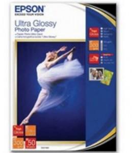 EPSON Ultra Glossy Photo Paper, 130 x 180 mm, 300g/m, 50 Sheets, C13S041944