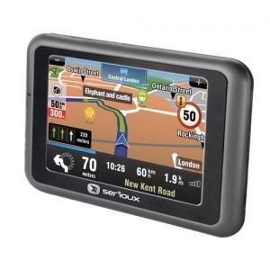 GPS 5 inch SERIOUX GLOBALTROTTER 7510GT, BT+DUN, NO MAP,128MB, ULTRA SLIM, 7510GT
