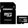 MicroSD 32GB  + ADAPTOR SD Kingmax (SDHC clasa 10), SDC32GB10KGMX