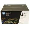 Toner HP 504X Black Dual Pack LaserJet  (2 x 10.500 pag), CE250XD