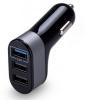 Incarcator Auto Super Fast Car Charger 4.4A, 3 USB Outputs, XC Series, Black, SXTD