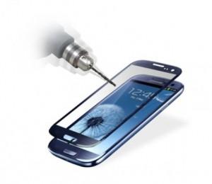 Protectie STK SPROTI9300TB/PP3 anti-soc anti-zgariere refolosibila, pentru Samsung Galaxy S3 i9300, Albastru