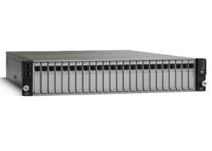 Server Cisco UCS C24 M3 SFF,  2xE5-2420, 2x8GB, 9240-8i, 2x450W,  RAILS,  EXPDR, UCSV-EZ-C24-322