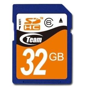 TEAM GROUP Memory ( flash cards ) 32GB SD Card High Capacity Class 6/Class 6, TSDHC32GCL601