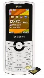 Telefon mobil Samsung E2232, Dual Sim, White, 67520