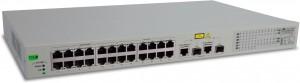 Allied Telesis AT-FS750/24POE 24 x 10/100TX, 12 POE capable, + 2 1000T/SFP Web Smart Switch