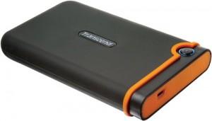 Hard disk extern Transcend StoreJet 2.5 inch 500GB Black-Orange, TS500GSJ25M2