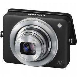 Camera foto Canon PowerShot N Black, AJ8230B002AA rezolutie 12.1 MP, senzor CMOS, zoom optic 8 x, ecran LCD 2.8 inch