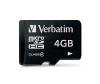 Card memorie Verbatim MicroSDHC 4GB, Class 4, 44002
