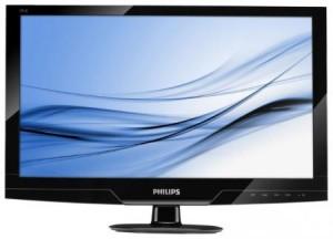 Monitor LED Philips 18.5 inch, 1366x768, Wide, DVI, Negru Lucios, 191EL2SB