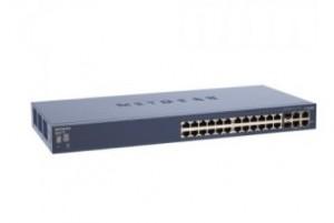 Switch Netgear Smart 24x10/100BaseT + 4 10/100/1000, FS728TSEU