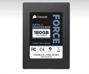 Corsair Force 3 SSD, 180GB, 2.5" SATA 6Gb/s, 550MB/s Read, 520MB/s Write, CSSD-F180GB3-BK