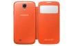 Husa Telefon Samsung Galaxy S4 I9500 / I9505 S-View Cover Orange, Ef-Ci950Boegww