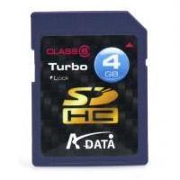 MEMORY SECURE DIGITAL HC 4GB/SDHCCARD4GB-TURBO SD A-DATA