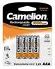 Acumulatori Camelion R03 Micro,1000mAh, 4pcs blister, 144/12, NH-AAA1000BP4