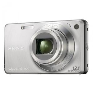 Aparat foto digital Sony DSC-W270S, argintiu  card 4GB W270SM4BKSCDI.YS
