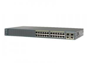 Cisco Catalyst 2960 24 10/100 + 2 T/SFP   LAN Lite Image, WS-C2960-24TC-S