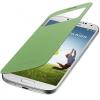 Husa Telefon Samsung Galaxy S4 I9500-I9505 S-View Cover Yellow Green, Ef-Ci950Bgegww