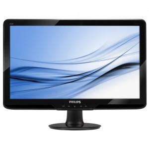 Monitor LCD Philips 21.5 inch, Wide, FULL HD, DVI, Negru, 222E2SB