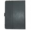 Husa-stand pt. tableta de 10 inch, inchidere cu velcro, piele ecologica, neagra, SYFACILE101BK