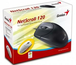 MOUSE GENIUS "NetScroll 120", Black, PS2, 31011461100