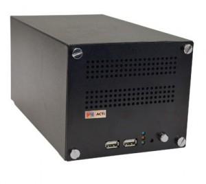 ACTi ENR-10004-Channel Mini Standalone NVR Desktop standalone NVR, supports 4 cameras, 2 x HDD bay
