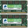 Memorie laptop corsair sodimm ddr2, 2048(2x1024) mb