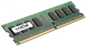MEMORY CRUCIAL, DIMM 1GB DDR2 667MHz (PC2-5300), CL5 Unbuffered UDIMM 240pin, CT12864AA667