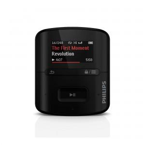 MP3 player with FullSound Philips GoGEAR 1 Inch. 2GB,  Black,  FM, SA4RGA02KF/12