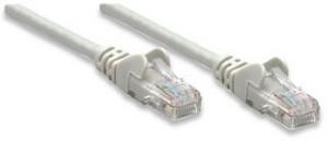 Network Cable, Cat6, UTP RJ-45 Male / RJ-45 Male, 5 ft. (1.5 m), Grey, 340380
