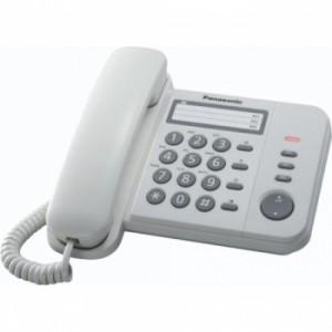 Telefon analogic Panasonic KX-TS520FXW, Alb, PNTEL-TS520FXW