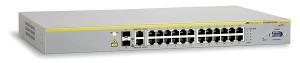 Allied Telesis AT-8000S/24PoE 10/100TX x 24 ports PoE stackable Fast Ethernet switch with 2 combo ports