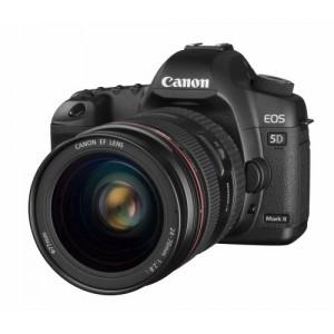 Aparat foto DSLR Canon EOS 5D Mark II si Obiectiv EF 24-70mm IS, AC2764B041AA