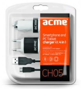 Incarcator Acme CH05 4 in 1 pt smartphone si tableta, ACM4770070870679