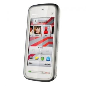 Telefon mobil Nokia 5230 White Silver Navy 2GB